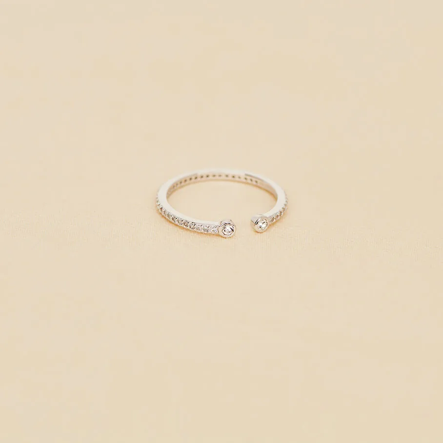 AGATHA FR Bague Fine UNIQUE - Cristal / Argenté 3 AGATHA FR Bague Fine UNIQUE - Cristal / Argenté