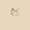 AGATHA FR Bague Large CURVE - Argenté -Anneau Soldes 02220351 050 52 01