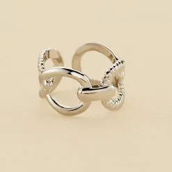 AGATHA FR Bague Ajustable HARMONIE - Argenté