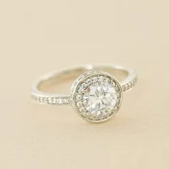 AGATHA FR Bague Fine IMPERIAL - Cristal / Argenté