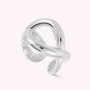 AGATHA FR Bague Ajustable ICONIQUE - Argenté -Anneau Soldes 02220475 050 MM 01