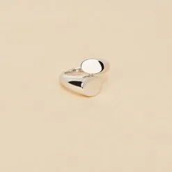 AGATHA FR Bague Large CALIN - Argenté