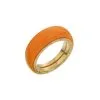 AGATHA FR Bague Fine ELO - Orange / Doré -Anneau Soldes 02280020 279 52 01
