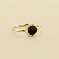 AGATHA FR Bague Fine MOONONYX - Onyx