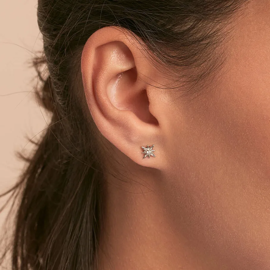 AGATHA FR Boucles D'oreilles Puces OURSE - Cristal / Argenté 4 AGATHA FR Boucles D'oreilles Puces OURSE - Cristal / Argenté – Image 2