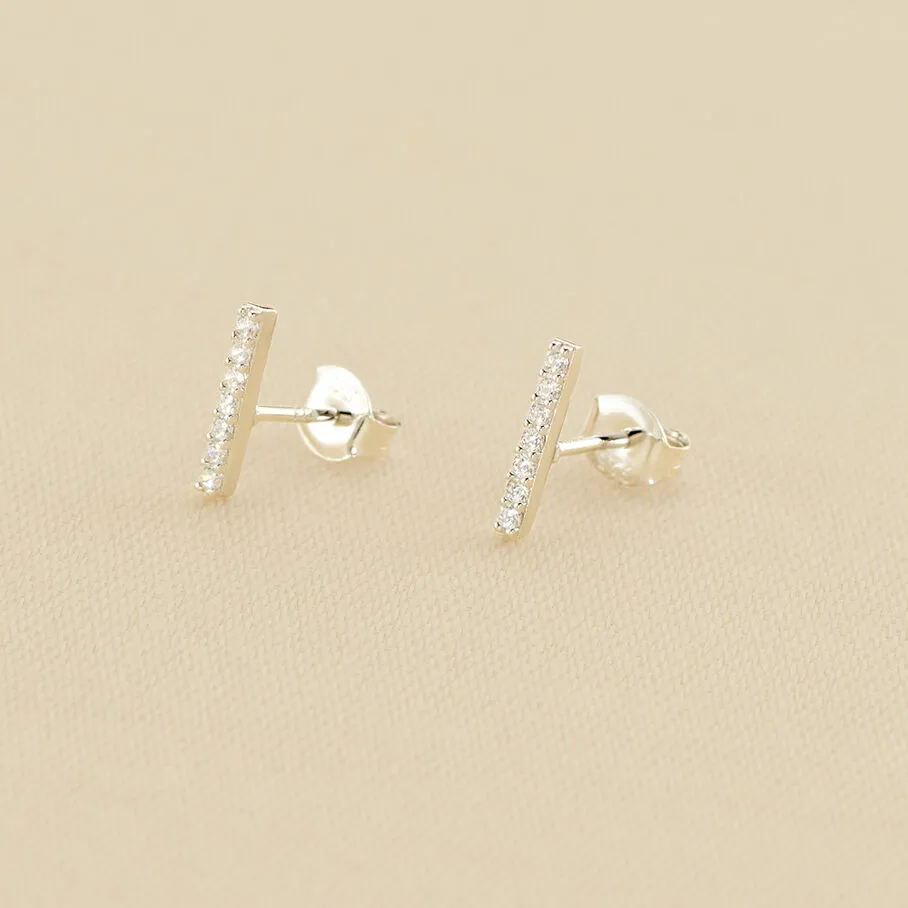 AGATHA FR Boucles D'oreilles Puces BARSHINE - Cristal / Argenté 3 AGATHA FR Boucles D'oreilles Puces BARSHINE - Cristal / Argenté