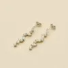 AGATHA FR Boucles D'oreilles Pendantes PLEIADES - Cristal / Argenté -Anneau Soldes 02321245 136 TU 01