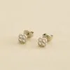 AGATHA FR Boucles D'oreilles Puces BELOVED - Cristal / Argenté -Anneau Soldes 02321262 136 TU 01