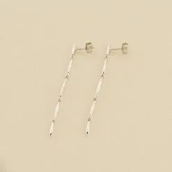 AGATHA FR Boucles D'oreilles Pendantes RADIEUX - Argenté