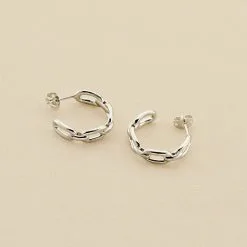 AGATHA FR Créoles CHAIN - Argenté