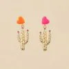 AGATHA FR Boucles D'oreilles Pendantes RODEO - Multicolore / Doré -Anneau Soldes 02380433 256 TU 01