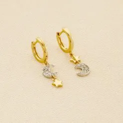 AGATHA FR Créoles SARA - Argenté / Doré