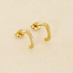 AGATHA FR Créoles MULTI - Cristal / Doré