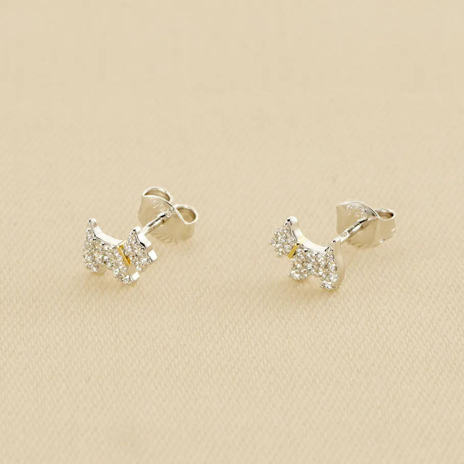 AGATHA FR Boucles D'oreilles Puces MASCOTTE - Argenté / Doré 3 AGATHA FR Boucles D'oreilles Puces MASCOTTE - Argenté / Doré