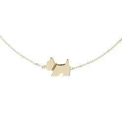 AGATHA FR Bracelet Souple MINI SCOTTIE - Or Jaune