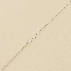 AGATHA FR Bracelet Souple PETILLE - Cristal / Argenté