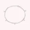 AGATHA FR Bracelet Souple HERA - Cristal / Argenté -Anneau Soldes 02420725 136 TU 01