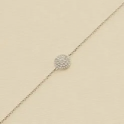 AGATHA FR Bracelet Souple CRISTAL - Cristal / Argenté