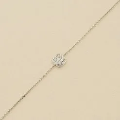 AGATHA FR Bracelet Souple GLORIA - Cristal / Argenté