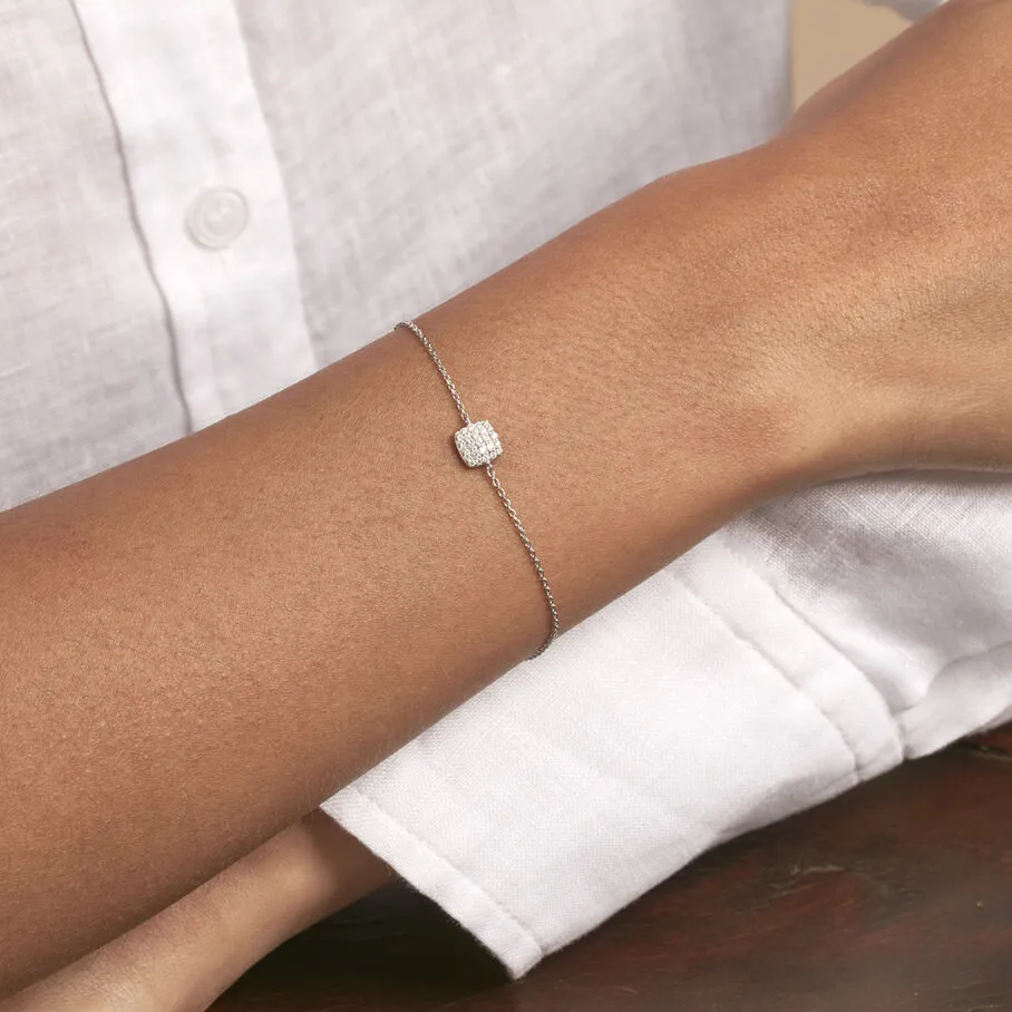 AGATHA FR Bracelet Souple GLORIA - Cristal / Argenté 4 AGATHA FR Bracelet Souple GLORIA - Cristal / Argenté – Image 2