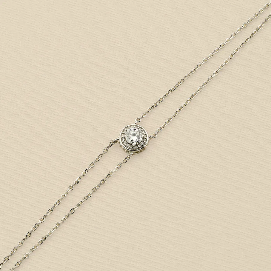 AGATHA FR Bracelet Souple IMPERIAL - Cristal / Argenté 3 AGATHA FR Bracelet Souple IMPERIAL - Cristal / Argenté