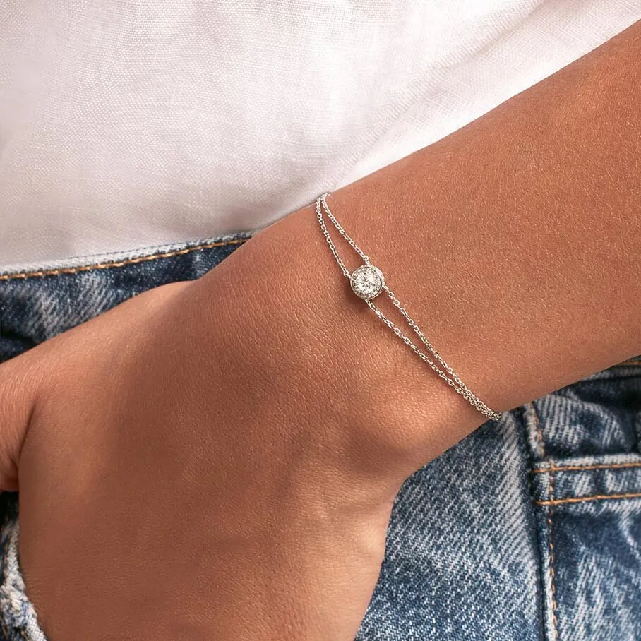 AGATHA FR Bracelet Souple IMPERIAL - Cristal / Argenté 4 AGATHA FR Bracelet Souple IMPERIAL - Cristal / Argenté – Image 2