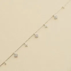 AGATHA FR Bracelet Souple BELOVED - Cristal / Argenté