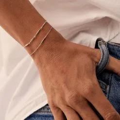 AGATHA FR Bracelet Souple RADIEUX - Argenté -Anneau Soldes 02420751 050 TU M2