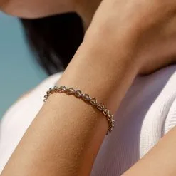 AGATHA FR Bracelet Souple ARGENT - Argenté -Anneau Soldes 02420762 050 TU M2