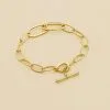 AGATHA FR Bracelet Souple CHAIN - Doré -Anneau Soldes 02450957 157 TU 01