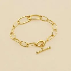 AGATHA FR Bracelet Souple CHAIN - Doré