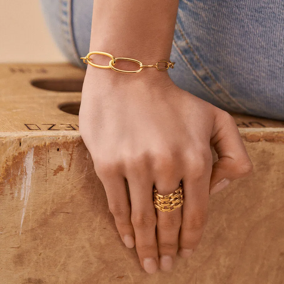 AGATHA FR Bracelet Souple CHAIN - Doré 4 AGATHA FR Bracelet Souple CHAIN - Doré – Image 2