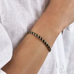 AGATHA FR Jonc SESHA - Noir / Doré -Anneau Soldes 02451149 270 TU M1