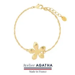 AGATHA FR Bracelet Souple BLOOM - Doré
