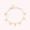 AGATHA FR Bracelet Souple O'SOLEIL - Doré -Anneau Soldes 02480240 157 TU 01