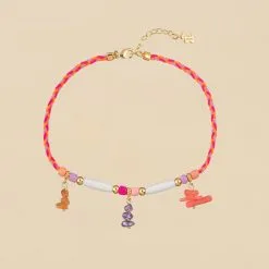 AGATHA FR Chaîne De Cheville RODEO - Multicolore / Doré