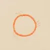 AGATHA FR Bracelet Souple RODEO - Orange / Doré -Anneau Soldes 02480282 279 TU 01