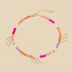 AGATHA FR Chaîne De Cheville RODEO - Multicolore / Doré