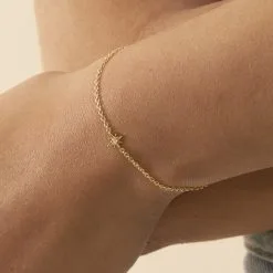 AGATHA FR Bracelet Souple OURSE - Cristal / Doré -Anneau Soldes 02490012 137 TU M2