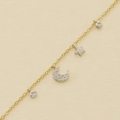 AGATHA FR Bracelet Souple SARA - Argenté / Doré