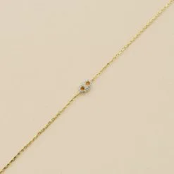 AGATHA FR Bracelet Souple ETREINTE - Argenté / Doré