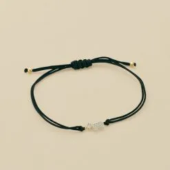 AGATHA FR Bracelet Cordon MASCOTTE - Argenté / Doré