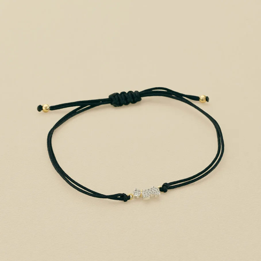 AGATHA FR Bracelet Cordon MASCOTTE - Argenté / Doré 3 AGATHA FR Bracelet Cordon MASCOTTE - Argenté / Doré