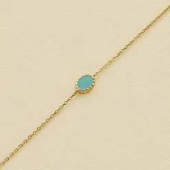 AGATHA FR Bracelet Souple ATMA - Lapis/ Bleu