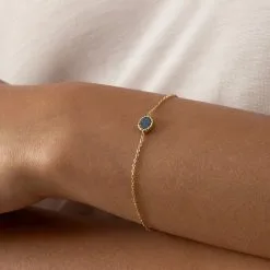 AGATHA FR Bracelet Souple ATMA - Lapis/ Bleu -Anneau Soldes 02490079 857 TU M2