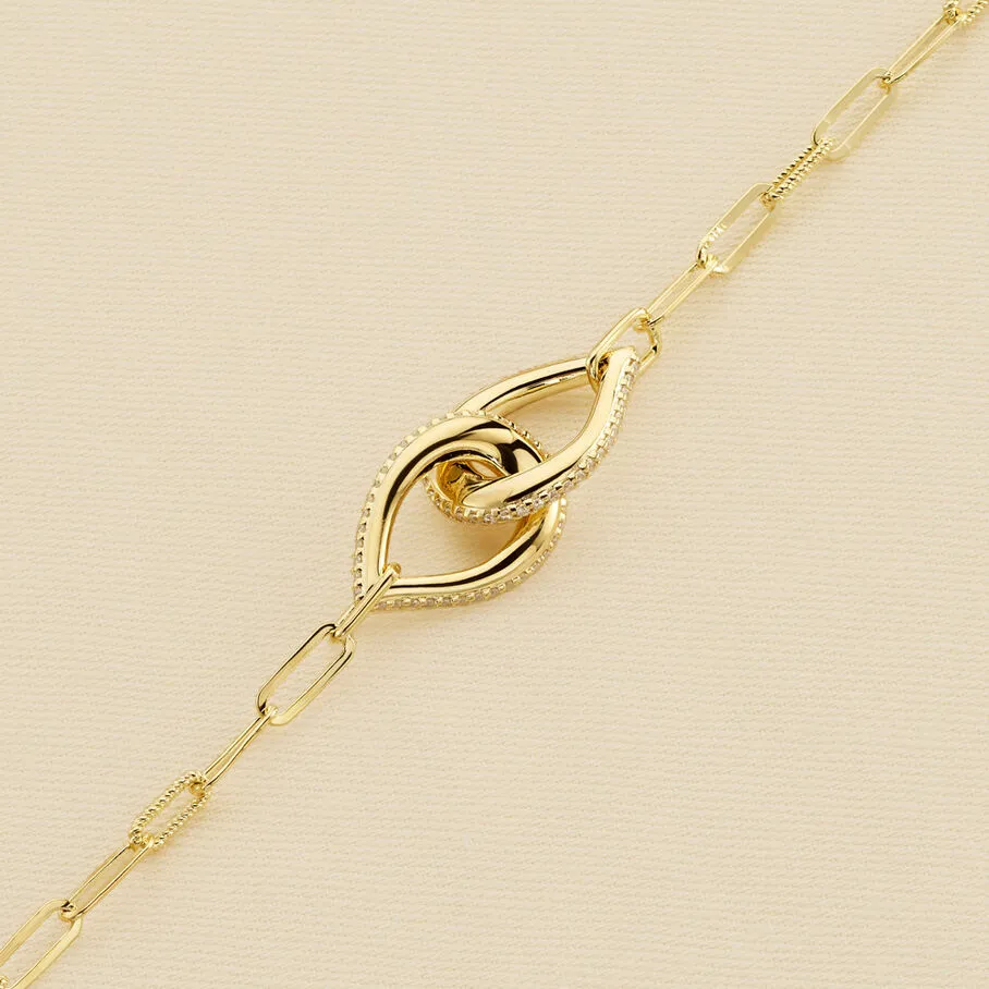 AGATHA FR Bracelet Souple GEMINI - Cristal / Doré 3 AGATHA FR Bracelet Souple GEMINI - Cristal / Doré