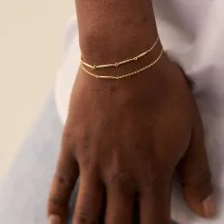 AGATHA FR Bracelet Souple RADIEUX - Doré -Anneau Soldes 02490082 157 TU M2