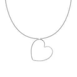 AGATHA FR Sautoir SHINELOVE - Cristal / Argenté