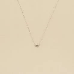 AGATHA FR Collier Ras Du Cou ETREINTE - Cristal / Argenté