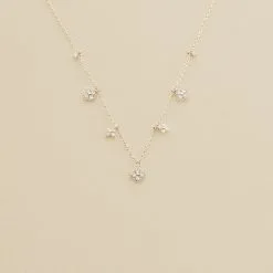 AGATHA FR Collier Ras Du Cou BELOVED - Cristal / Argenté